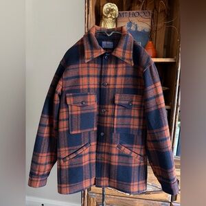 Vintage Pendleton Plaid Wool Jacket Men’s Small